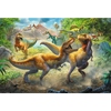 Puzzle trefl 160 walczące tyranozaury 