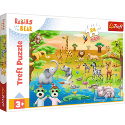 Puzzle trefl 24 maxi Safari Bobaski 143737