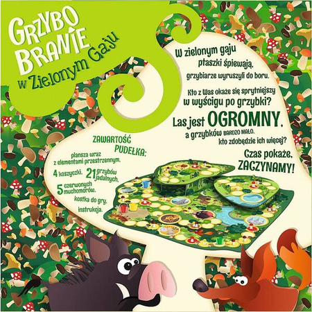 Gra trefl grzybobranie w zielonym gaju 00988