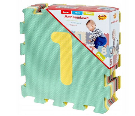 MATA PIANKOWA PASTELOWA CYFRY 847364