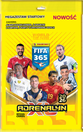 Panini  FIFA 365 Adrenalyn XL 2026 Megazestaw startowy 029284