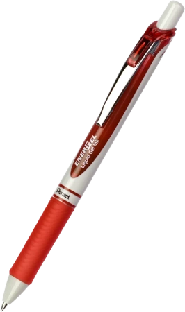 Pentel Zestaw Piór kulkowych BL77 ECO 3niebieskie+1czerwony 025204