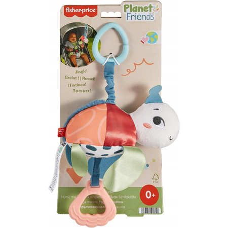 Fisher Price HKD62 Wesoły żółwik zawieszka do wózka 101610
