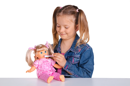 Lalka Natalia mały czyścioszek 33cm 122514