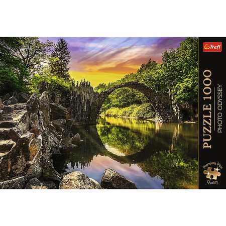 Puzzle Trefl 1000 Premium Plus Photo Odyssey Most Rakotza w Kromlau Niemcy 108118