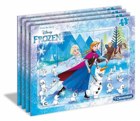Clementoni puzzle 15 ramkowe frozen