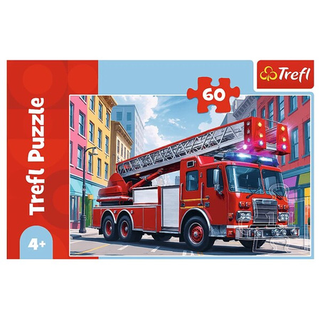 Puzzle Trefl 60 Wóz strażacki 174052