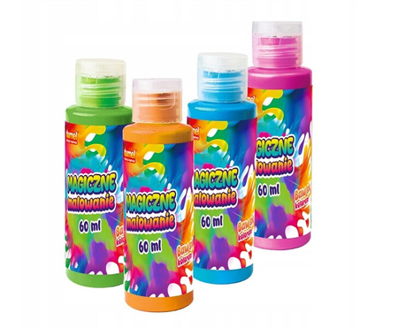 Dumel Magiczne malowanie 4 x 60ml farbki 306193