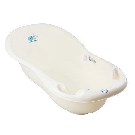 Wanna pies i kot duża 102cm lux z odpływem żółty 009241