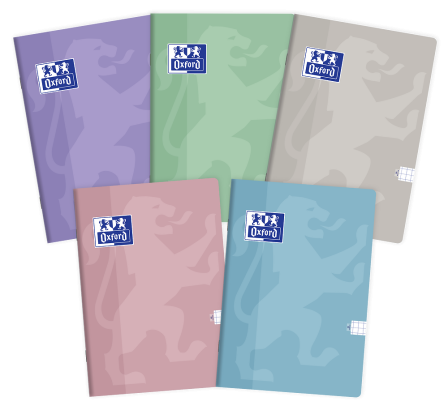 Zeszyt Oxford A5 60k krata Touch Pastel 419099