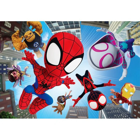 Clementoni Puzzle 104 Maxi Super Kolor Spidey&Friends 237777