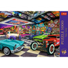 Puzzle Trefl 1000 Premium Plus Tea Time Garaż kolekcjonera samochodów 108453