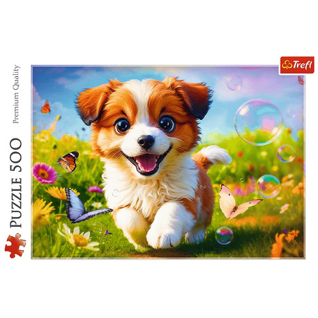 Puzzle Trefl 500 Wesoły piesek 375244