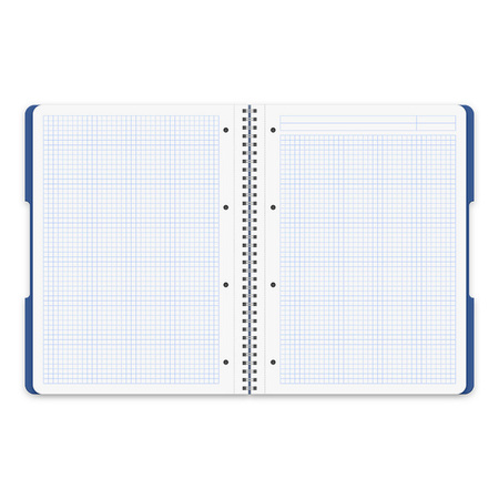 Herlitz Kołozeszyt B5 80k krata 70g 2 spirale Eco PP Granat 500257