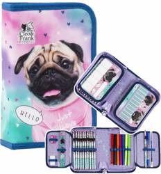 Piórnik z wyposażeniem jednokomorowy cleo i frank 36 087709