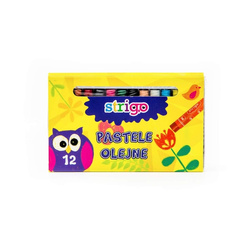 Strigo Pastele olejne 12 kolorów 937403