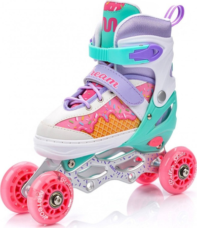 Rolki Meteor Cream 4w1 L 38-41 062610