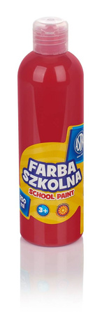 Farba astra 250ml czerwona szkolna 108179