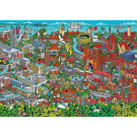 Puzzle Trefl 1000 Jubileusz Trójmiasto 109245