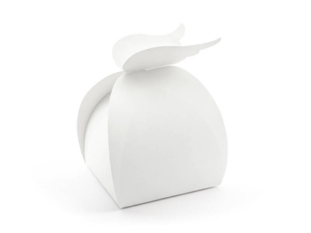 Pudełka Skrzydła białe 8,5x14,5x8,5cm 10szt 103535