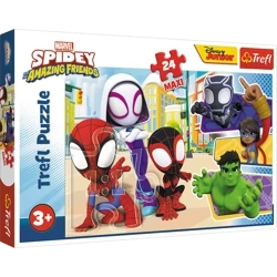 Puzzle Trefl 24 maxi Spiday i przyjaciele 143485