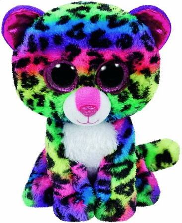 Ty beanie boos wielokolorowy leopard dotty 15cm regular 371891