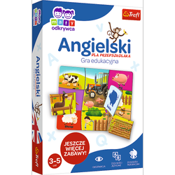 Gra trefl angielski dla przedszkolaka mały odkrywca 019490