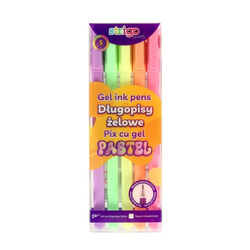 Strigo Długopisy Żelowe w 5 Pastelowych Kolorach 885267