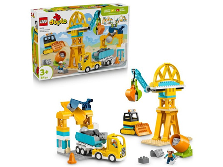LEGO 10476 DUPLO Plac budowy z pojazdami 3w1 056554
