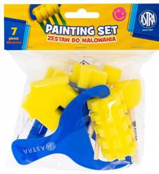 Zestaw gąbek i wałków do malowania 3 ASTRA 7el 207032