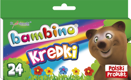 Kredki Bambino świecowe 24 kol. 000218