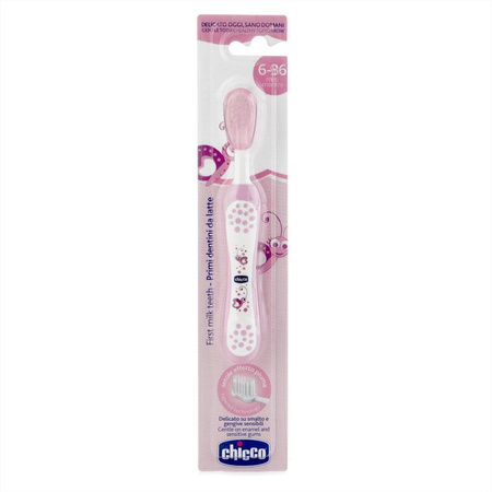 Chicco Szczoteczka do zębów różowa 6-36 M 022625