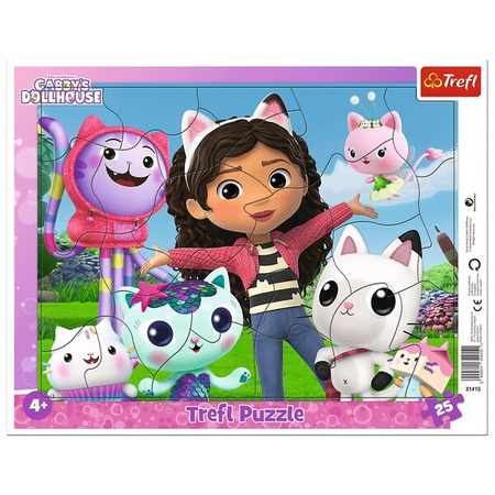 Puzzle Trefl 25 Ramkowe Poznaj Gabi 314151
