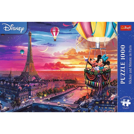 Puzzle Trefl 1000 Premium Plus Mickey i Minnie w Paryżu 109177