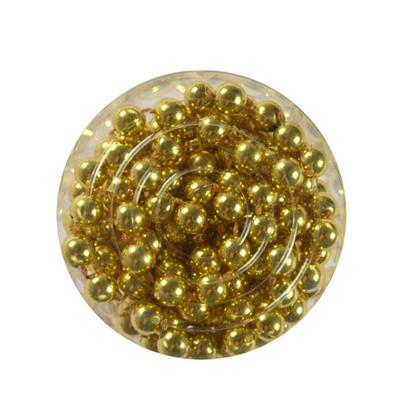 Łańcuch perełki 8 mm złoty 227056