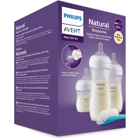 Avent Zestaw 3 Responsywnych Butelek Natural 990680