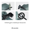 Easywalker Jackey XL Przestronny, samoskładający się wózek spacerowy z kołami XL Forest Green 114140