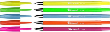 Długopis Neon 0,7 Niebieski Wkład Aa110b 704554