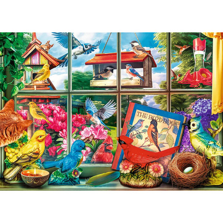 Puzzle Trefl 1000 Premium Plus Tea Time Świat ptaków 108507