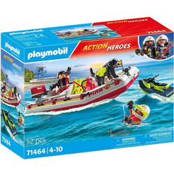 Playmobil 71464 Łódz straży pożarnej ze skuterem wodnym 714640
