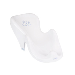 Fotelik do kąpieli antypoślizgowy króliczki biały 008022