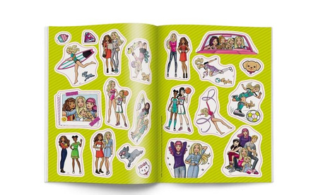 Książeczka BARBIE DREAMHOUSE ADVENTURES KOLOROWANKA Z NAKLEJKAMI 336400