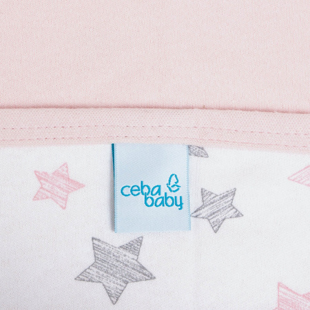 Kocyk dziecięcy  (90x100) Candy pink + Pink Stars 332727