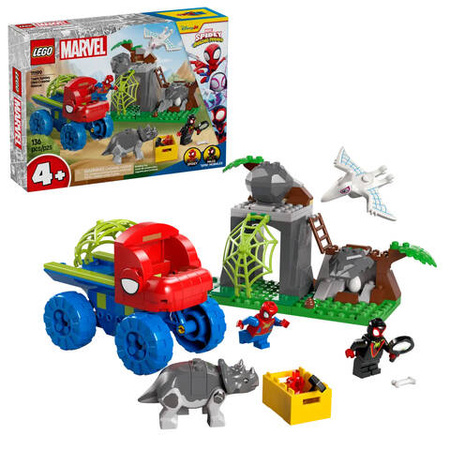 Lego 11199 Spidey Misja ratunkowa zespołu Spidey’ego w dinoterenówce