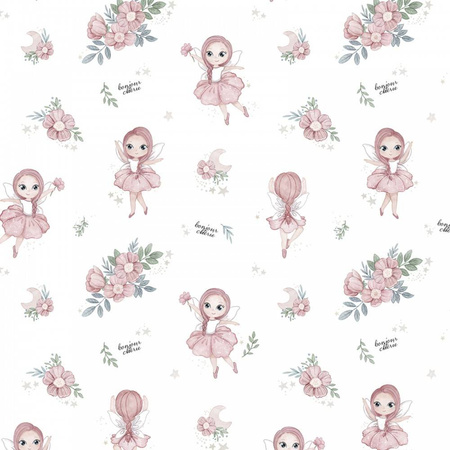 Duży Bamusowy Rogal Wróżki z minky sepia rose rozmiar 50x65 cm 418019
