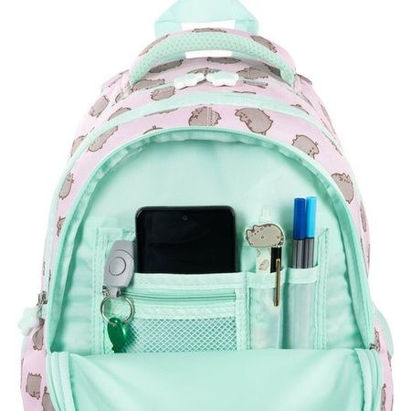 PLECAK 4-KOMOROWY BPL-58 PUSHEEN PINK 679438
