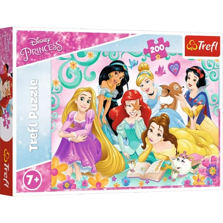 Puzzle Trefl 200 Radosny świat księżniczek 132687