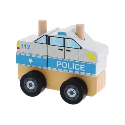 Trefl Zabawka drewniana Policja 617672