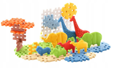 Mini Waffle Animals Safari 50 el. 907092