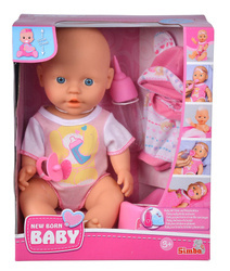 New born baby bobas siusiający z ubrankiem